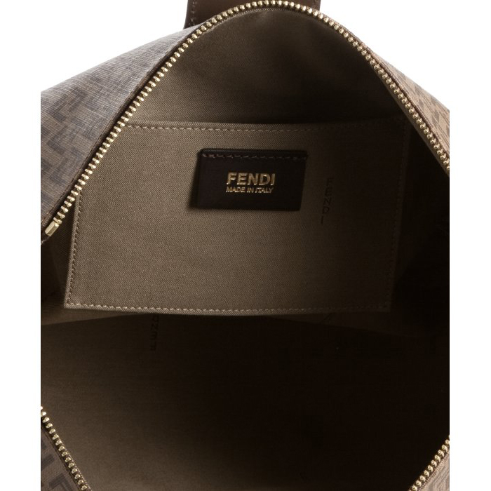 8BT193 tabacco Zucchino borsa dettaglio spalla chiusura spalmati